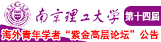 抽插美女BB南京理工大学第十四届海外青年学者紫金论坛诚邀海内外英才！